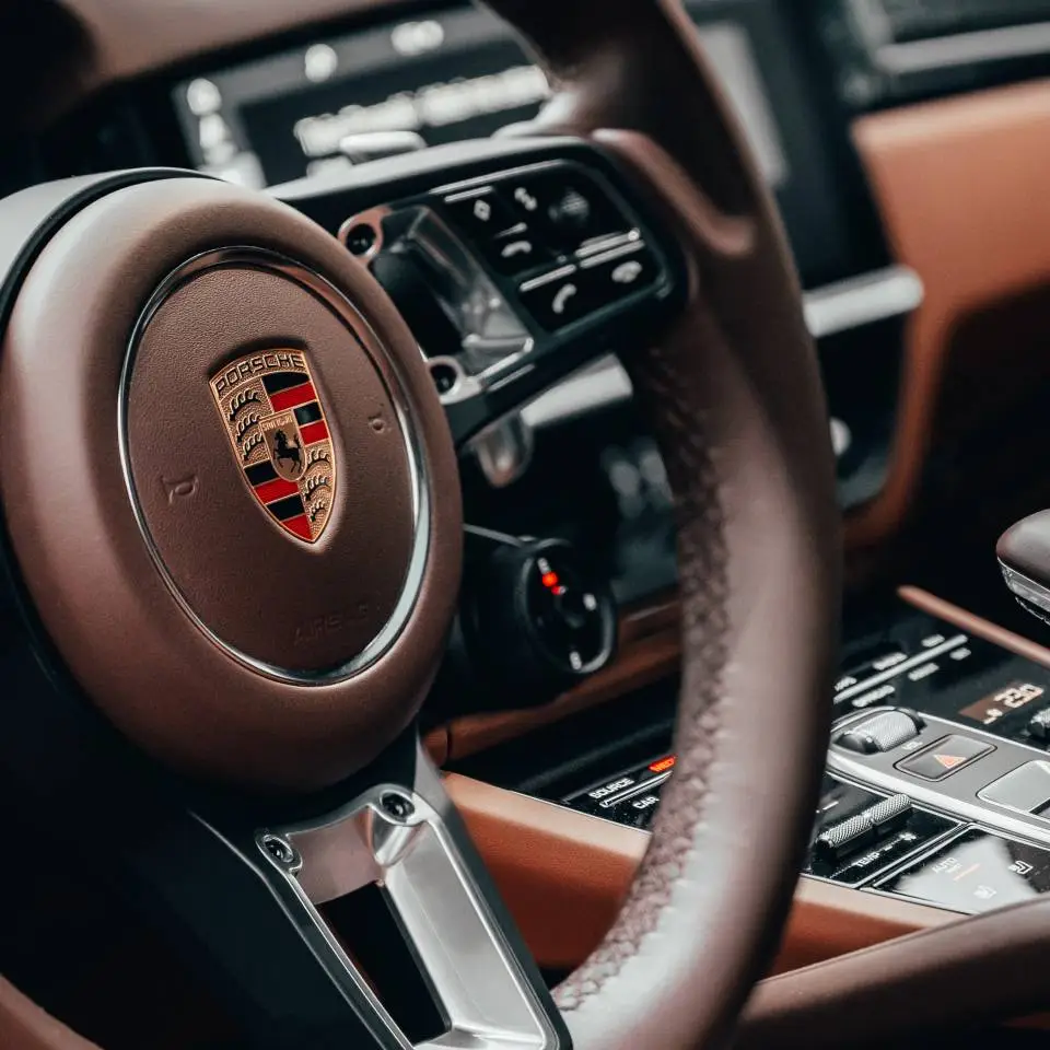 Intérieur luxueux de la Porsche Panamera